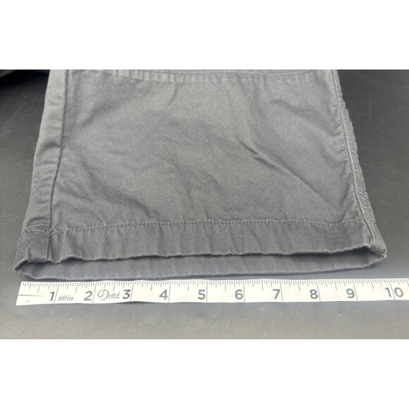 Pact Womens Gray Daily Twill Organic Cotton Elastic Waist Cropped Pants Sz L - Picture 14 of 14